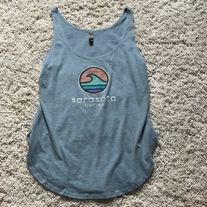 Comfy steel blue Sarasota tank